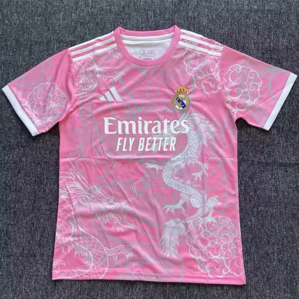 2025-26 RMA Pink Special Edition Fans Training Shirts (圆领粉龙)
