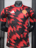 2025-26 Man Utd Red Black Player Version Training shirts