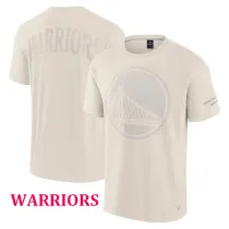 2024-25 WARRIORS Milky White High Quality Casual T-Shirt
