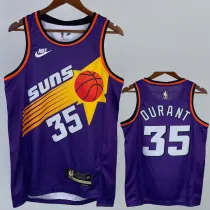 2022-23 SUNS DURANT #35 Purple Retro Top Quality Hot Pressing NBA Jersey