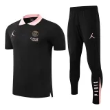 2025-26 PSG Jordan Black Polo Tracksuit