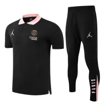 2025-26 PSG Jordan Black Polo Tracksuit