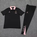 2025-26 PSG Jordan Black Polo Tracksuit