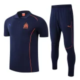 2025-26 Marseille Royal blue Polo Tracksuit