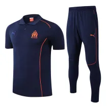 2025-26 Marseille Royal blue Polo Tracksuit