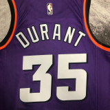 2022-23 SUNS DURANT #35 Purple Retro Top Quality Hot Pressing NBA Jersey