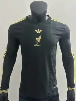 2025-26 Mexico Gold Cup Black Long Sleeve Player Version Soccer Jersey (长袖球员)