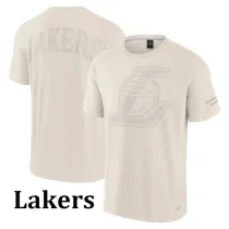 2024-25 Lakers Milky White High Quality Casual T-Shirt
