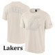 2024-25 Lakers Milky White High Quality Casual T-Shirt