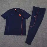 2025-26 Marseille Royal blue Polo Tracksuit