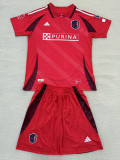 2025-26 ST Louis City Home Kids Soccer Jersey (带章)