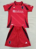 2025-26 ST Louis City Home Kids Soccer Jersey *带章