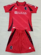 2025-26 ST Louis City Home Kids Soccer Jersey *带章