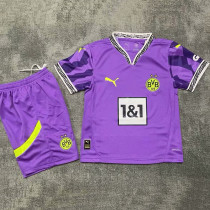 2024-25 Dortmund Purple Special Edition Kids Soccer Jersey