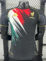 2025-26 Mexico Special Edition Red Black Player Version Soccer Jersey