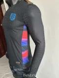 2025-26 England Away Long Sleeve Player Version Soccer Jersey (长袖球员)