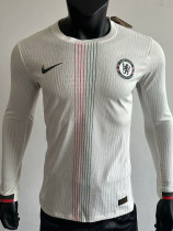 2025-26 CHE Away Long Sleeve Player Version Soccer Jersey (长袖球员)