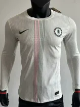 2025-26 CHE Away Long Sleeve Player Version Soccer Jersey (长袖球员)