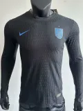 2025-26 England Away Long Sleeve Player Version Soccer Jersey (长袖球员)