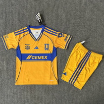 2025-26 Tigres UANL Home Kids Soccer Jersey