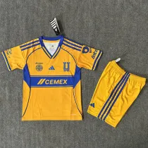 2025-26 Tigres UANL Home Kids Soccer Jersey