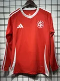 2025-26 Internacional Home Long Sleeve Soccer Jersey (长袖)