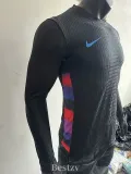 2025-26 England Away Long Sleeve Player Version Soccer Jersey (长袖球员)