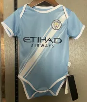 2025-26 Man City Home Baby Infant Crawl Suit