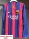 2014-2015 BAR Home Player Version 长袖球员 Long Sleeve Retro Soccer Jersey