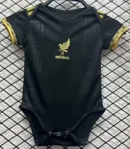 2025-26 Mexico Gold Cup Black Baby Infant Crawl Suit