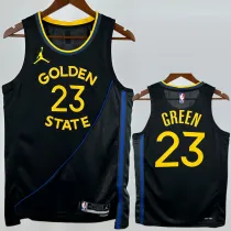 2024-25 WARRIORS GREEN #23 Black Top Quality Hot Pressing NBA Jersey (Trapeze Edition) 飞人版