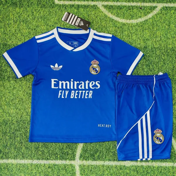 2025-26 RMA Blue Kids Soccer Jersey