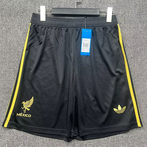 2025-26 Mexico Gold Cup Black Shorts Pants