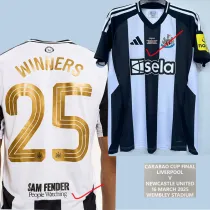2024-25 Newcastle Winners # 25 Home Fans Soccer Jersey