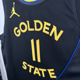 2024-25 WARRIORS THOMPSON #11 Black Top Quality Hot Pressing NBA Jersey (Trapeze Edition) 飞人版