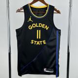 2024-25 WARRIORS THOMPSON #11 Black Top Quality Hot Pressing NBA Jersey (Trapeze Edition) 飞人版