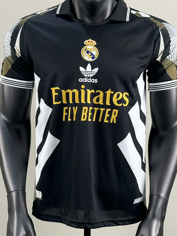 2025-26 RMA Black Special Edition Player Version Training Shirts (中间标)