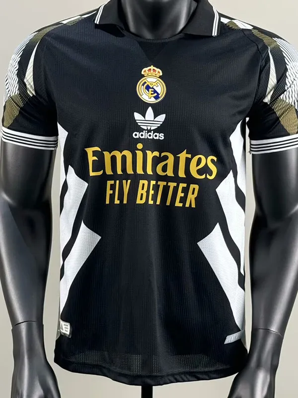 2025-26 RMA Black Special Edition Player Version Training Shirts (中间标)
