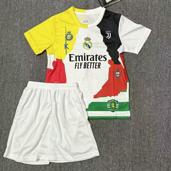 2025-26 RONALDO #7 Special Edition  Kids Soccer Jersey