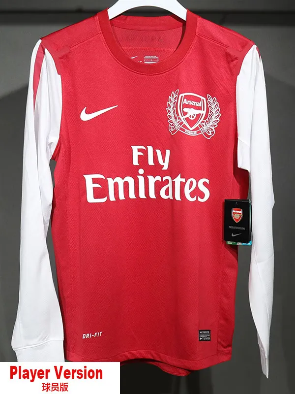 2011-2012 ARS Home Player Version 长袖球员 Long Sleeve Retro Soccer Jersey