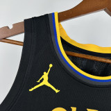 2024-25 WARRIORS THOMPSON #11 Black Top Quality Hot Pressing NBA Jersey (Trapeze Edition) 飞人版