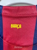 2014-2015 BAR Home Player Version 长袖球员 Long Sleeve Retro Soccer Jersey