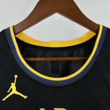 2024-25 WARRIORS CURRY #30 Black Top Quality Hot Pressing NBA Jersey (Trapeze Edition) 飞人版