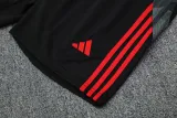 2025 AD White Red Tank top and shorts suit