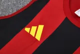 2025 AD Red black Tank top and shorts suit