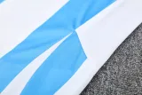 2025 AD White blue Tank top and shorts suit