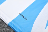 2025 AD White blue Tank top and shorts suit