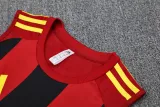 2025 AD Red black Tank top and shorts suit