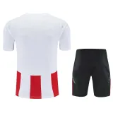 2025 AD White Red Training Short Suit