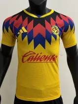 2025-26 Club America Yellow Player Version Soccer Jersey
